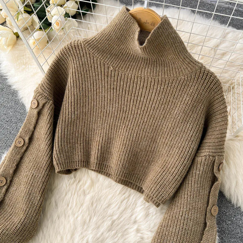 Laverne - Turtleneck Brei Twee-Piece Set