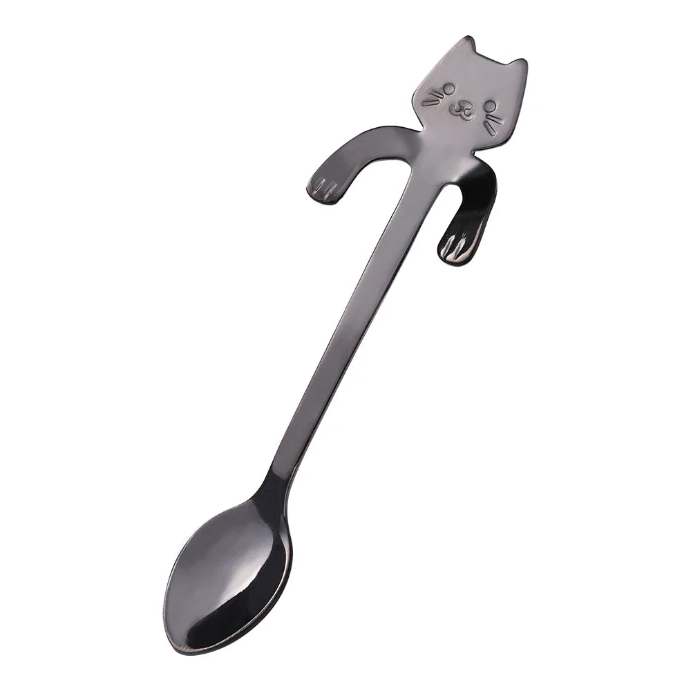 CatSpoon - Mini Roestvrijstalen Kattenlepel