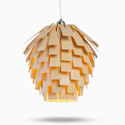 ArtichokeCharm - Rustieke houten hanglamp