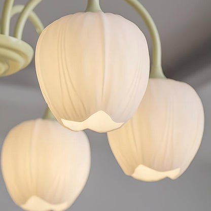 Tulip – Elegante Matcha Kroonluchter