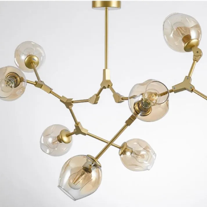 BubbleLight – Sputnik Hanglamp met Glazen Bubbels