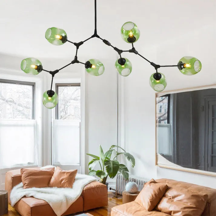 BubbleLight – Sputnik Hanglamp met Glazen Bubbels