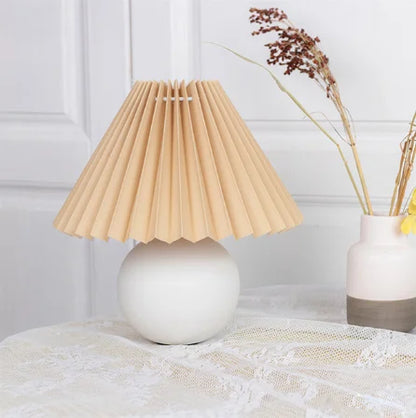 PleatAntique - Vintage Geplooid Tafellamp