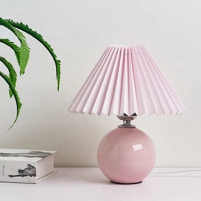 PleatAntique - Vintage Geplooid Tafellamp