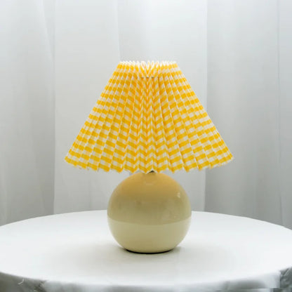 PleatAntique - Vintage Geplooid Tafellamp