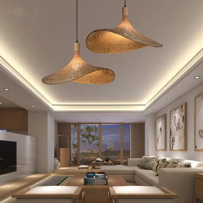 EcoLoom - Bamboe Gevlochten Hanglamp