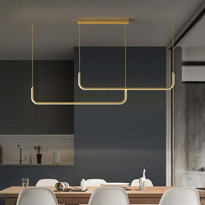 Edge - Moderne LED Hanglamp in Metaal en Silicoon