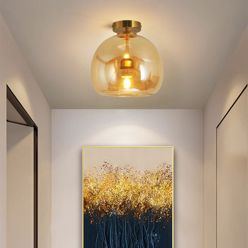 Goldenova - Chic Ronde Plafondlamp in Zwart en Goud