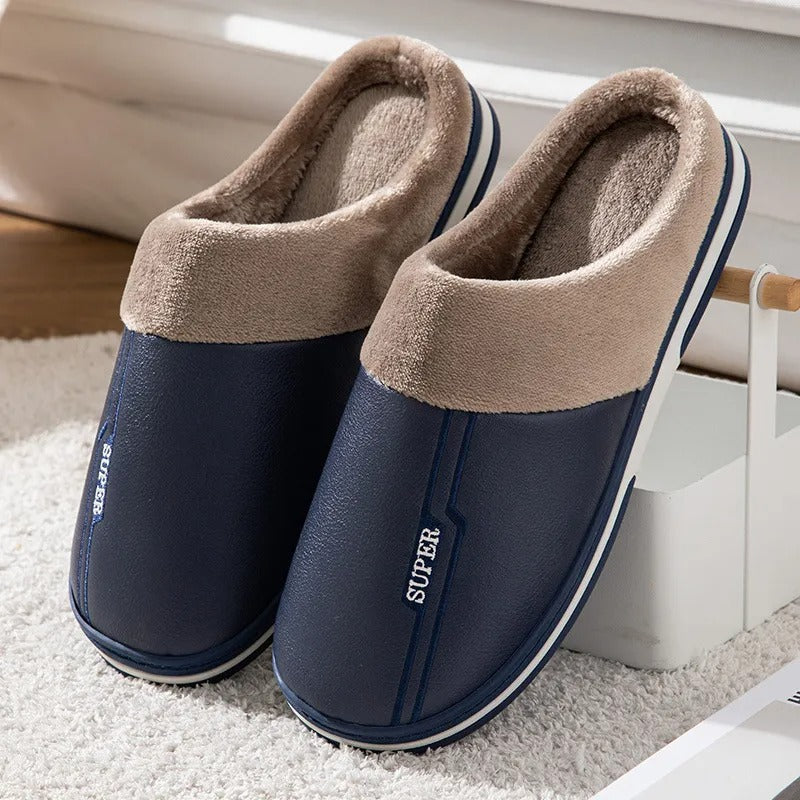 StylishStride - Blauwe pantoffels voor optimaal comfort