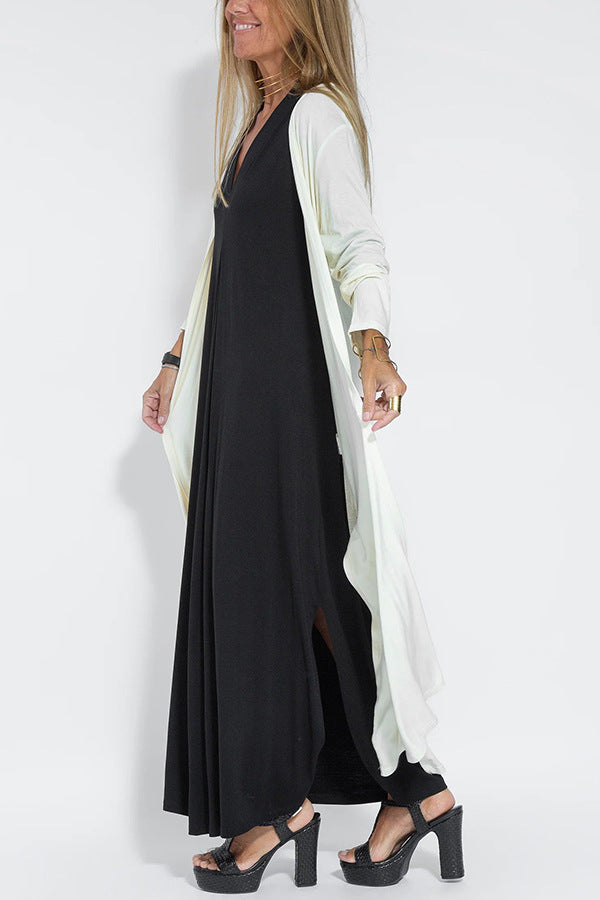 Deena - Flowing Maxi Dress met Cardigan