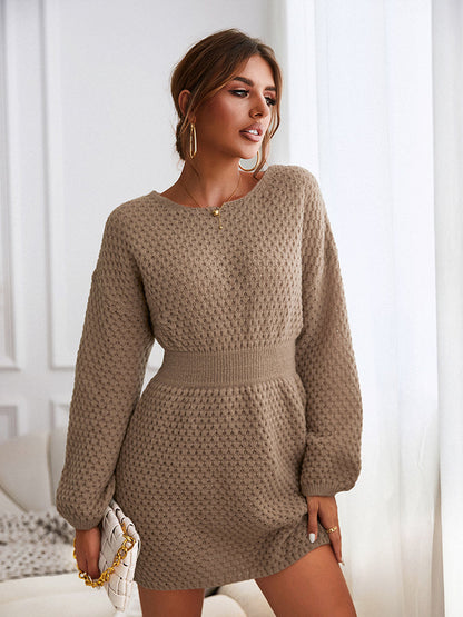 Sercei - Casual Mouw Jurk voor Vrouwen